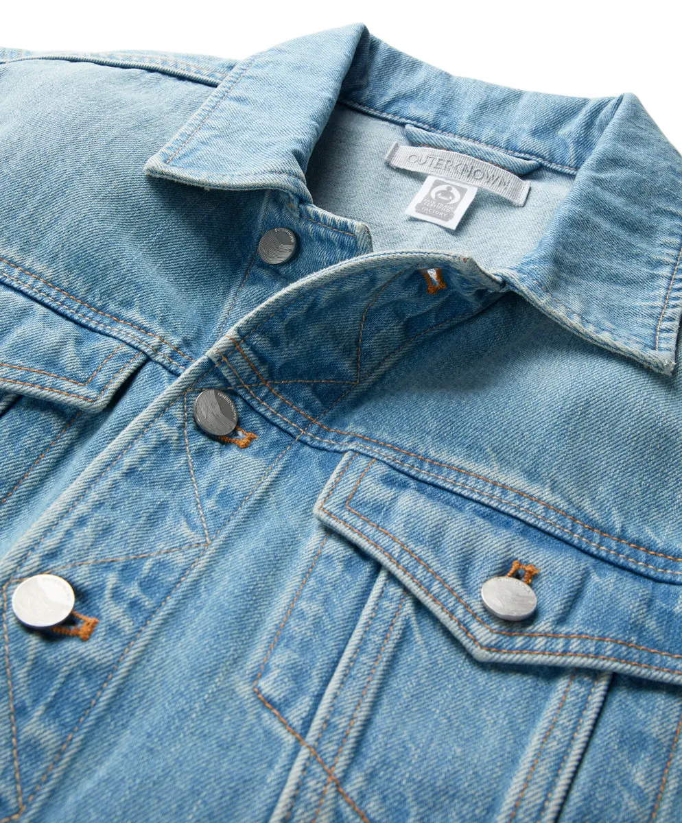 Men's Peacenik Denim Trucker - Outerworn