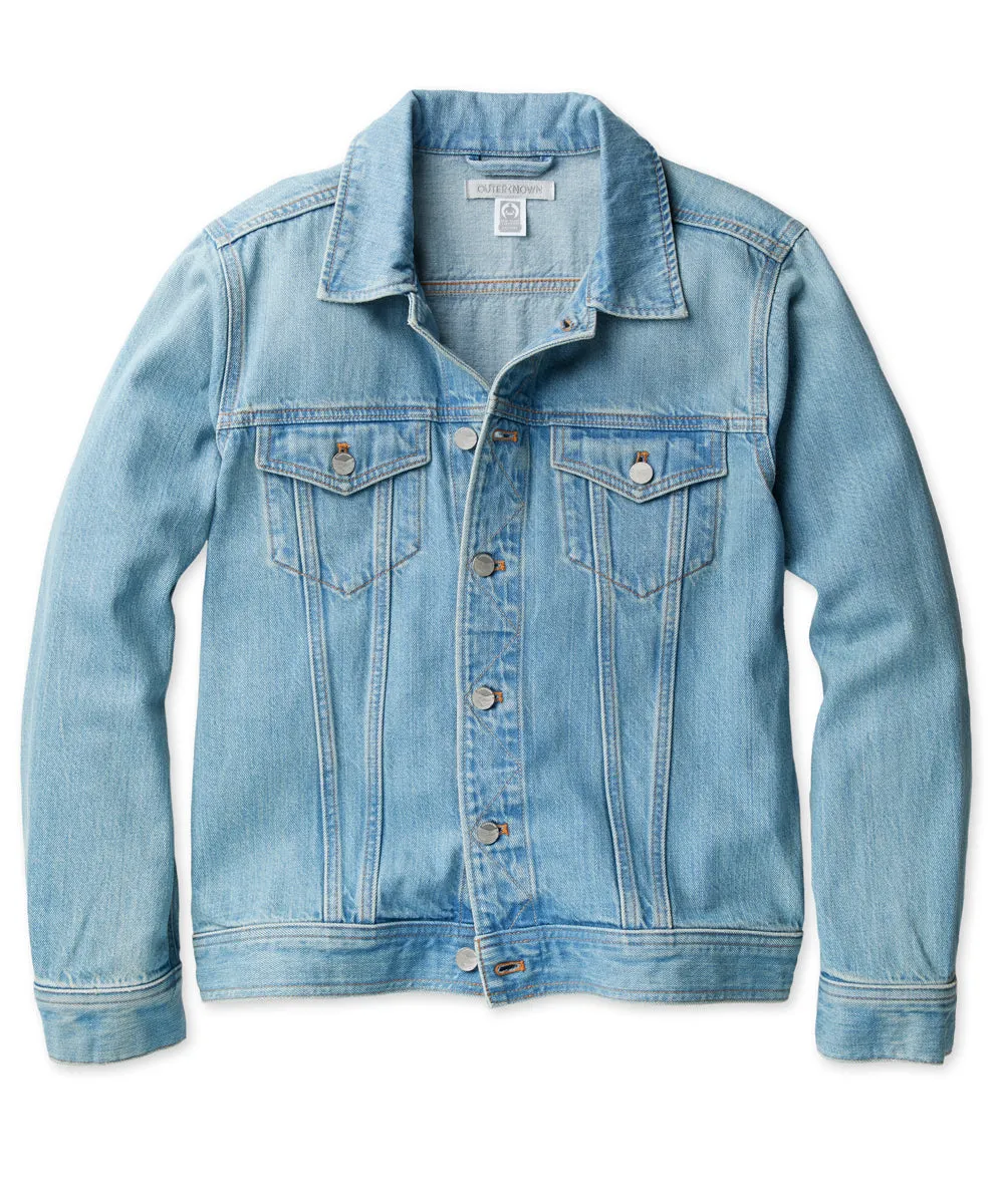 Men's Peacenik Denim Trucker - Outerworn