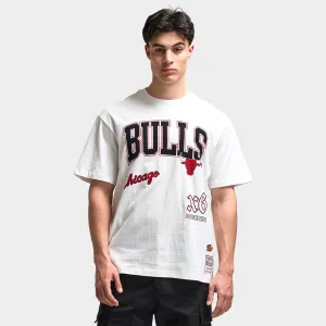 Mitchell & Ness Chicago Bulls Multi Logo T-Shirt / White