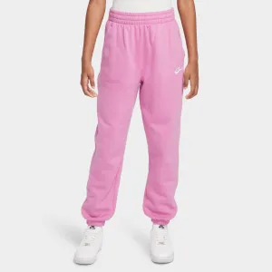Nike Junior Girls' Club Fleece Loose Pants Magic Flam