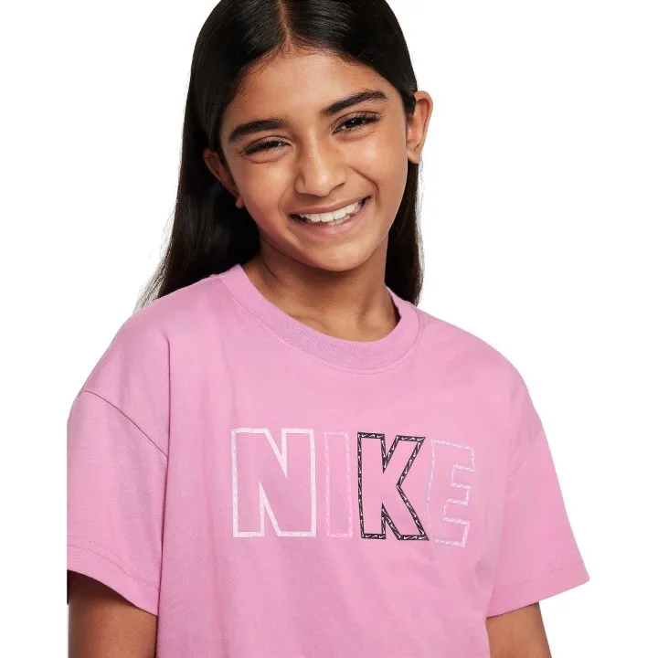 NIKE KID'S FEMME POP PINK TEE
