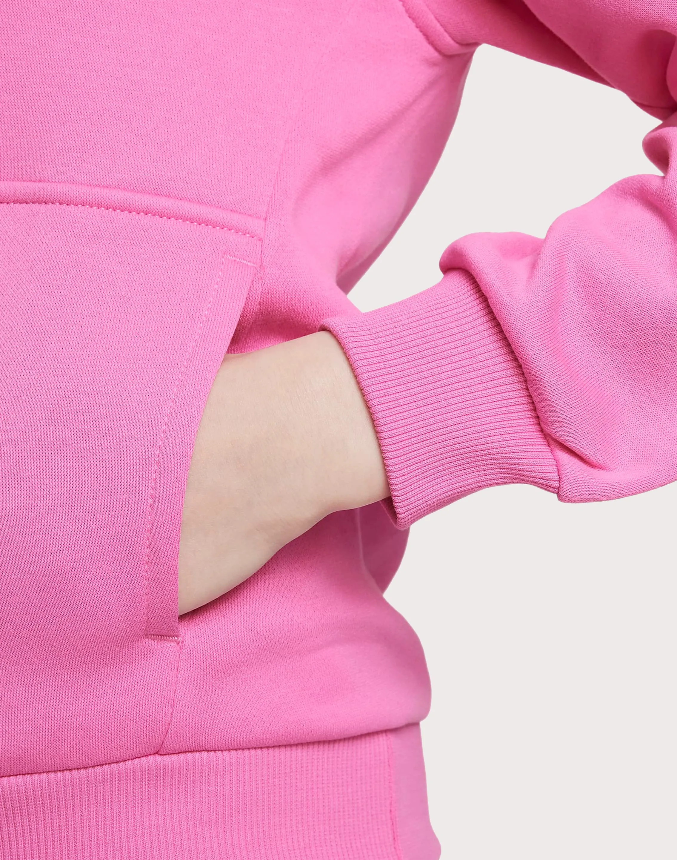 NIKE KID'S NSW CLUB FLEECE PINK HOODIE