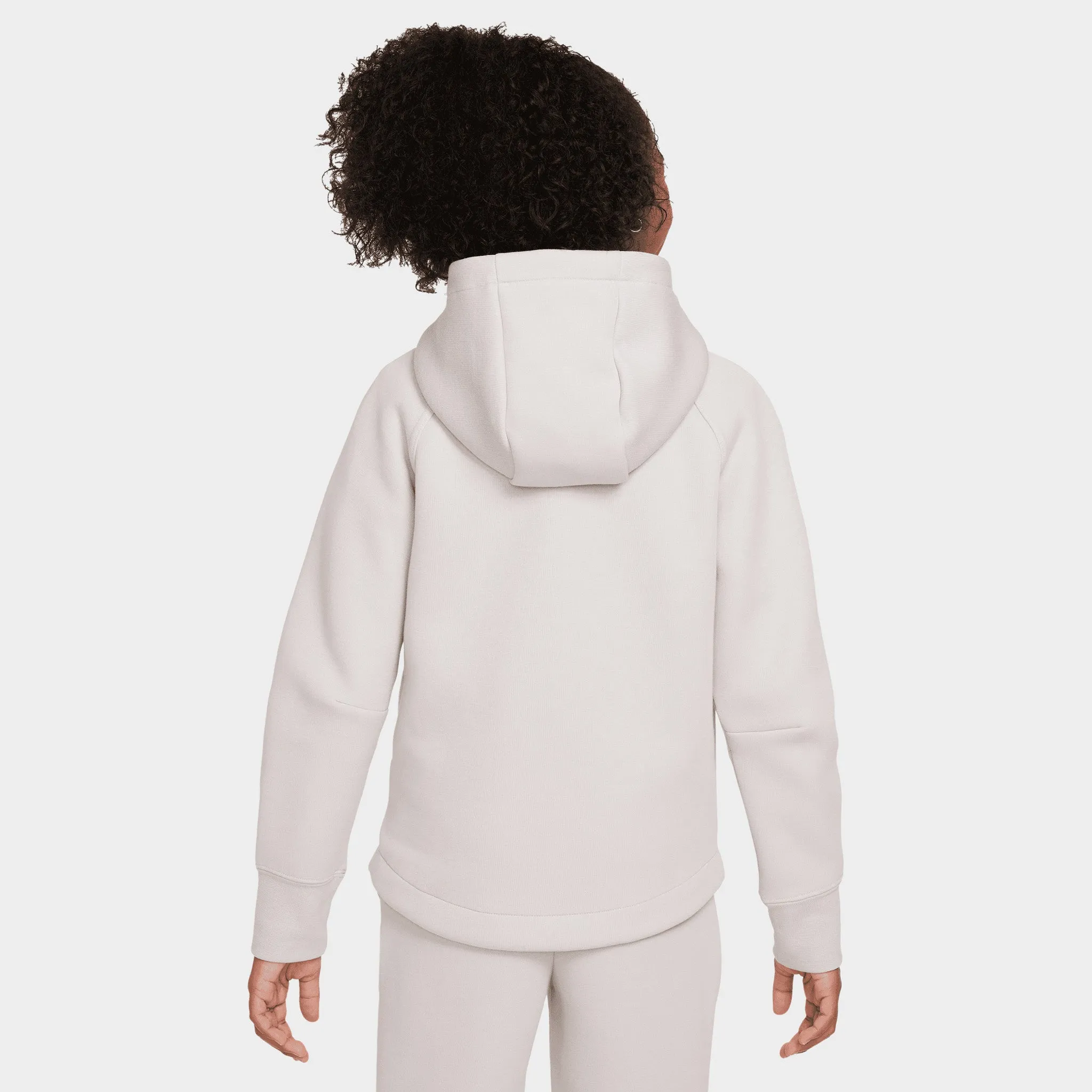 Nike Sportswear Junior Girls' Tech Fleece Full-Zip Hoodie Platinum Violet / Black