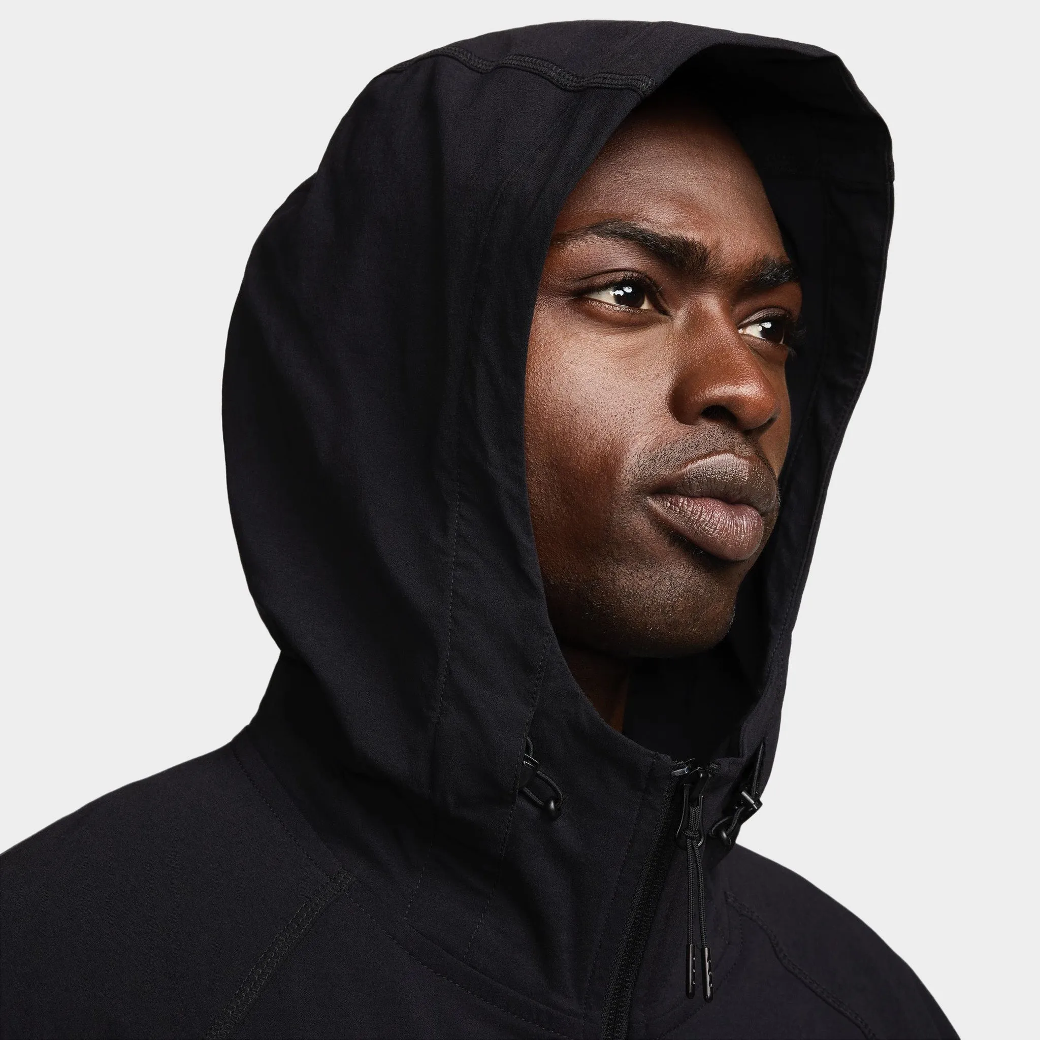 Nike Tech Woven Full Zip Windrunner Jacket Black / Black - Black