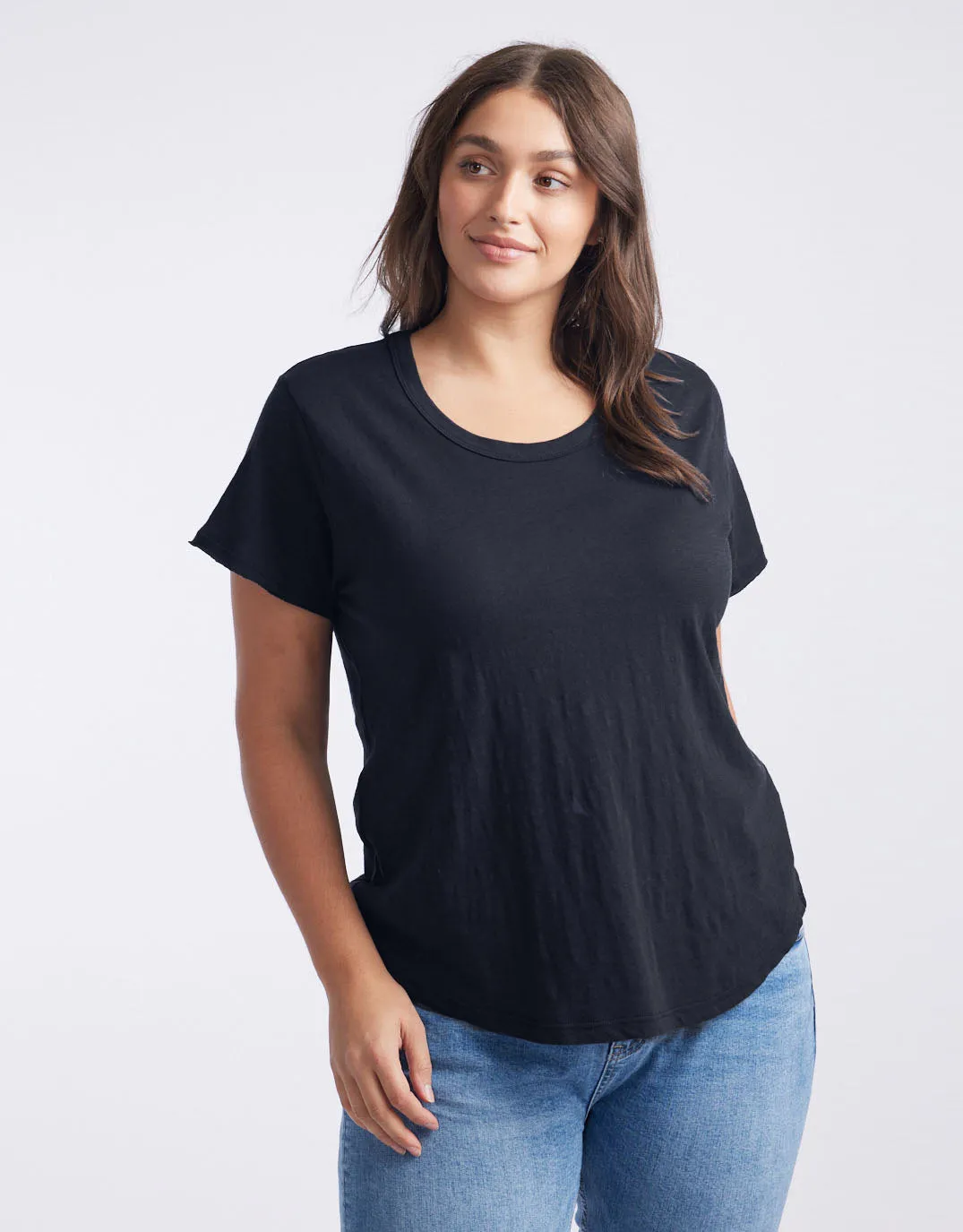 Original Round Neck T-Shirt - Black