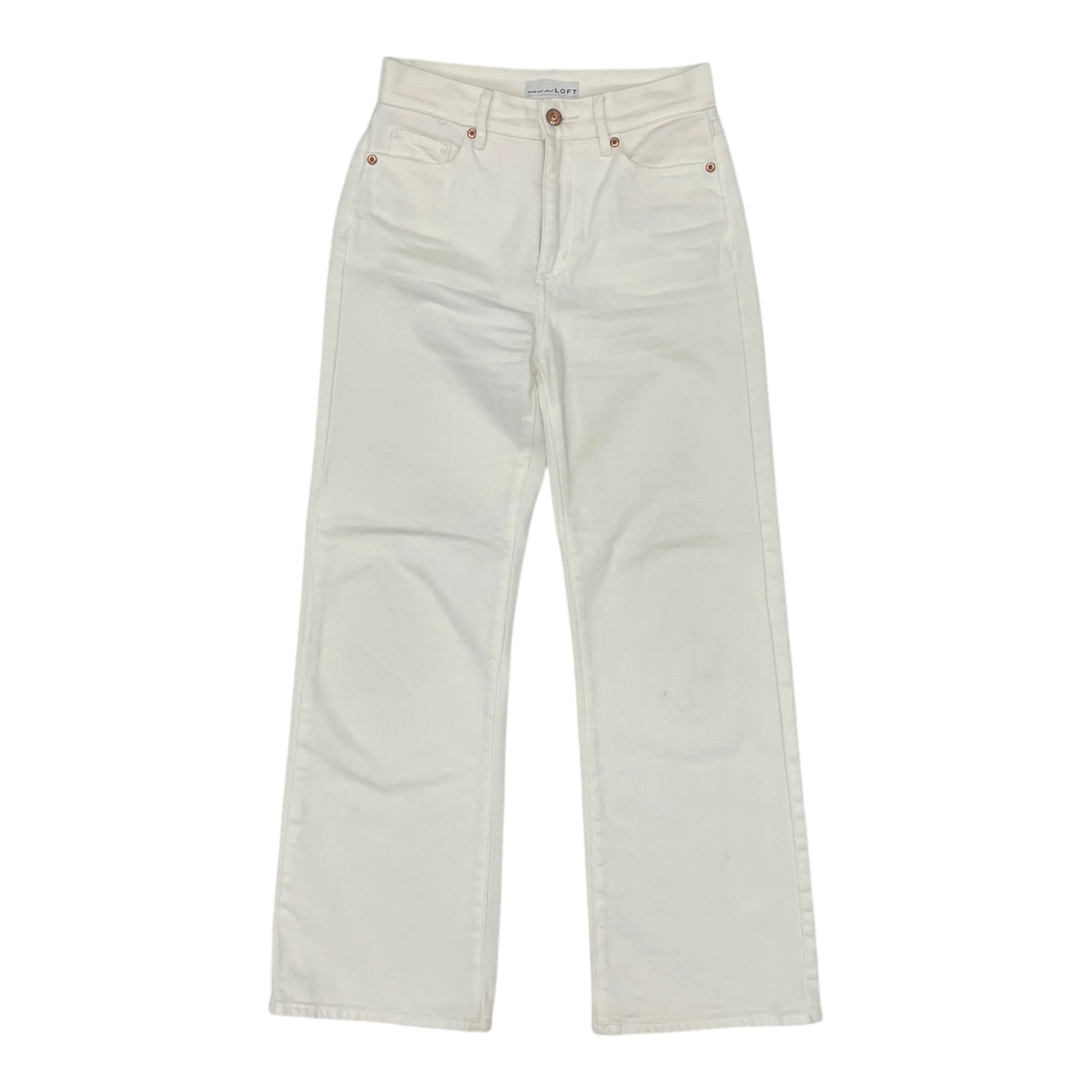 Pants Wide Leg By Loft In White, Size:0