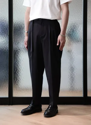 Polyester Wide Tapered Pants (P-12)