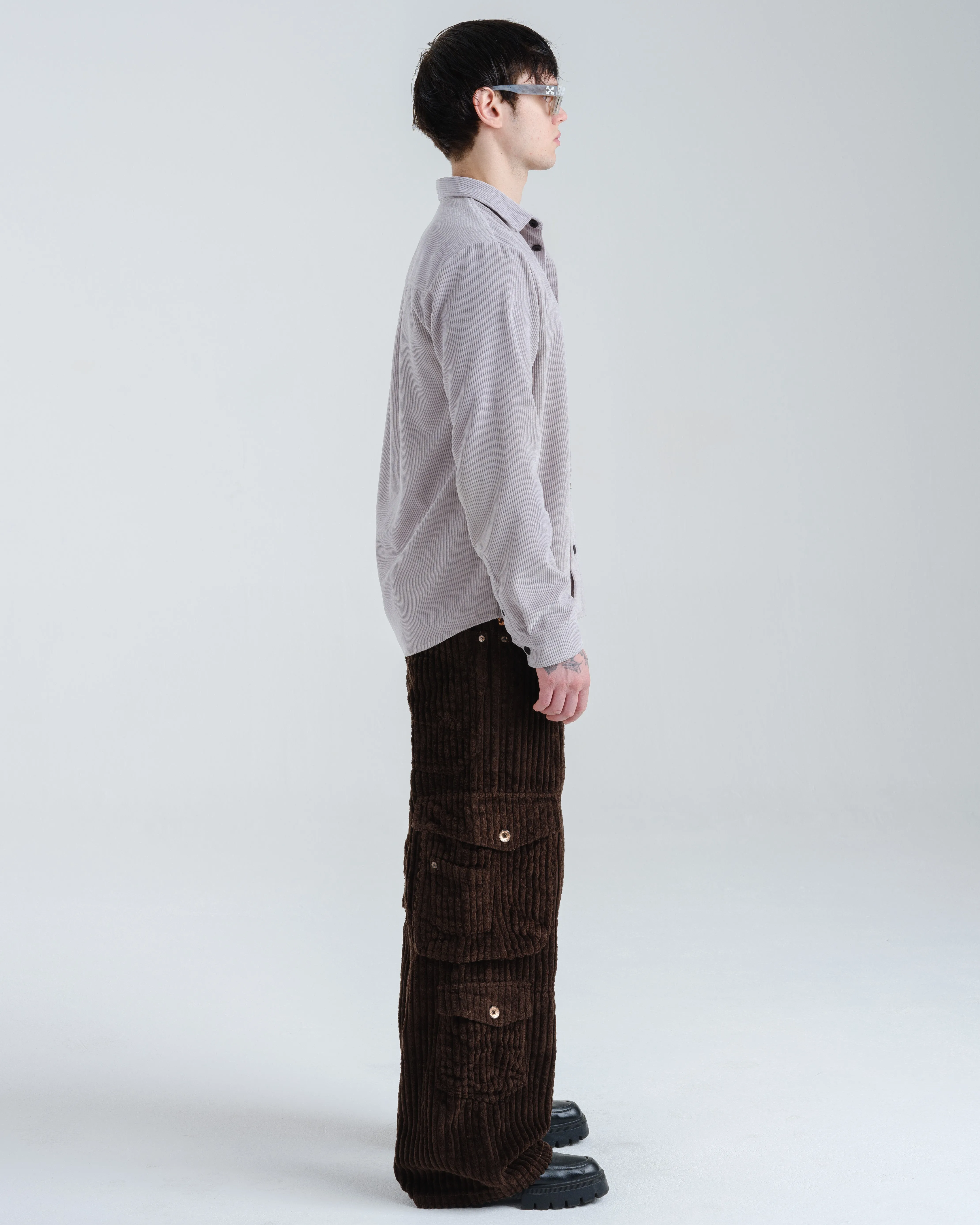 Quad Cargo. 23. 2 Wale Corduroy. Java Brown.