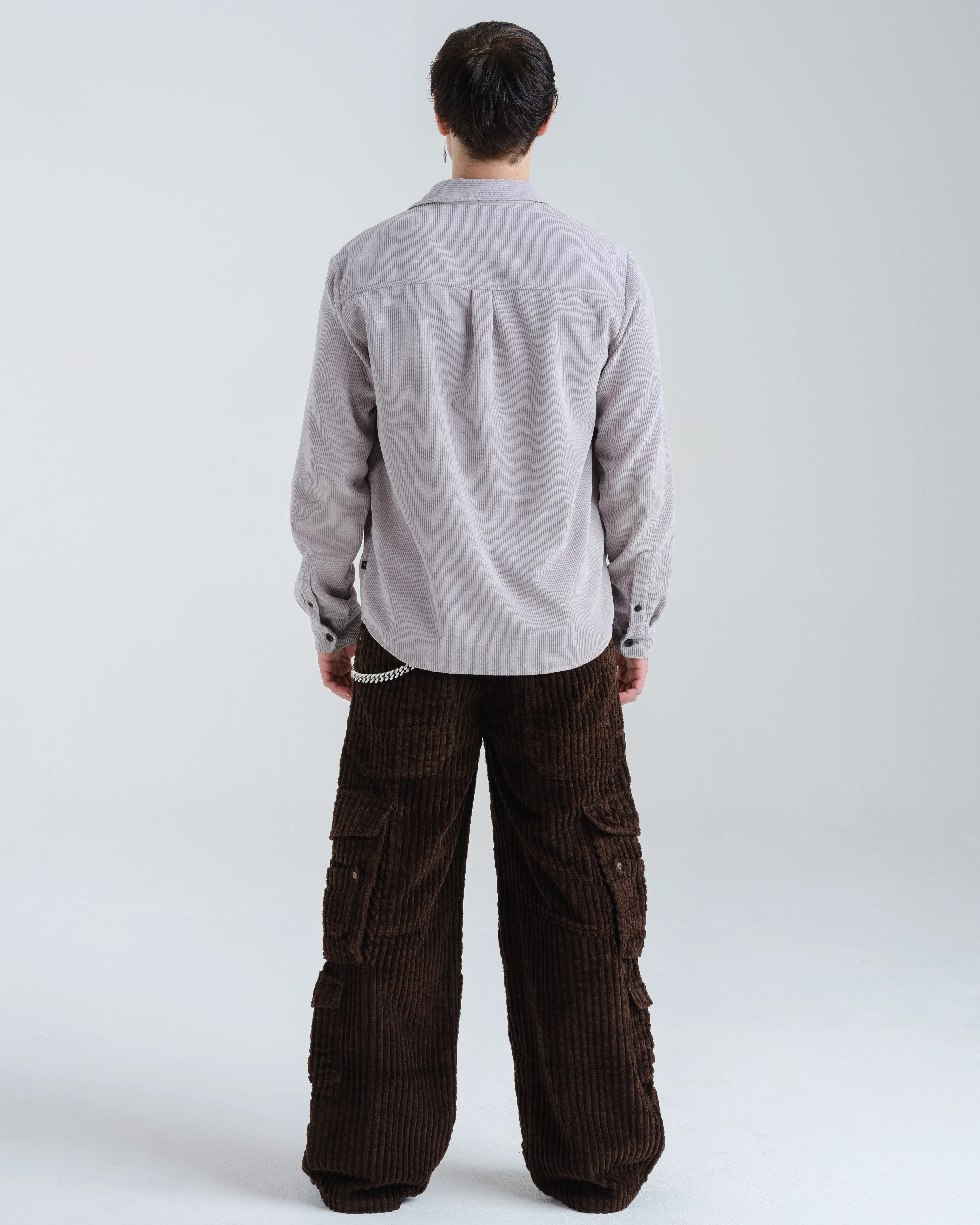 Quad Cargo. 23. 2 Wale Corduroy. Java Brown.