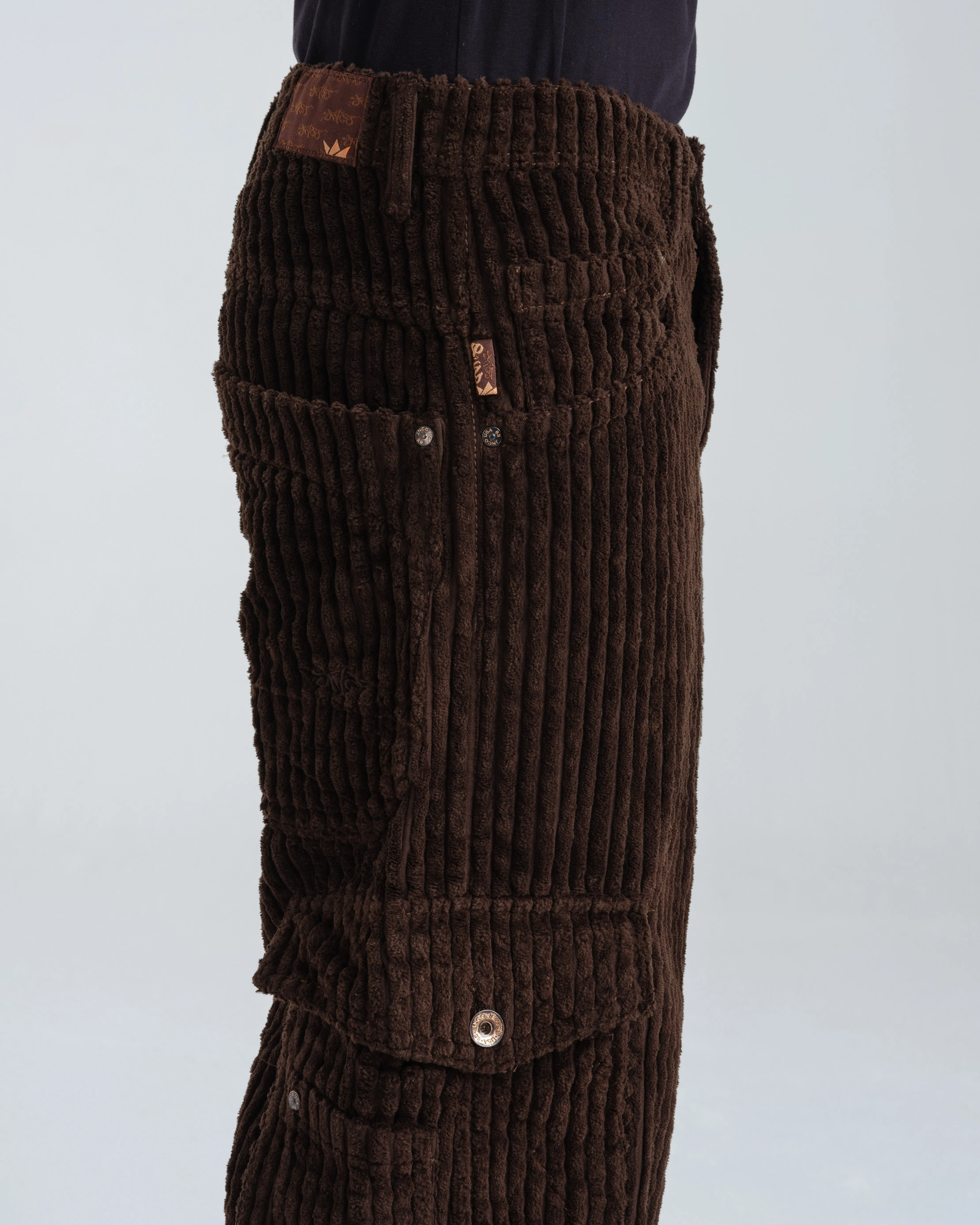 Quad Cargo. 23. 2 Wale Corduroy. Java Brown.