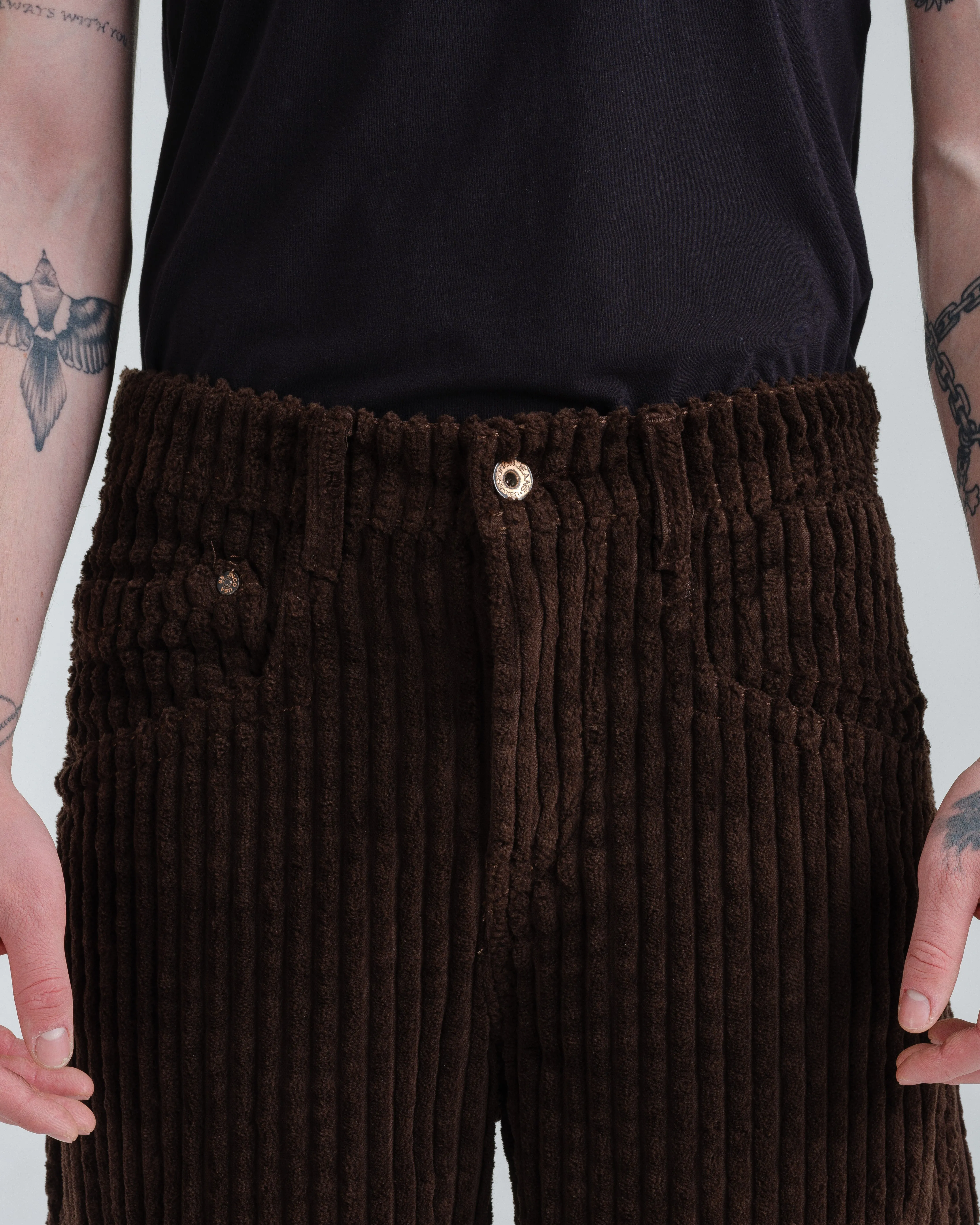 Quad Cargo. 23. 2 Wale Corduroy. Java Brown.