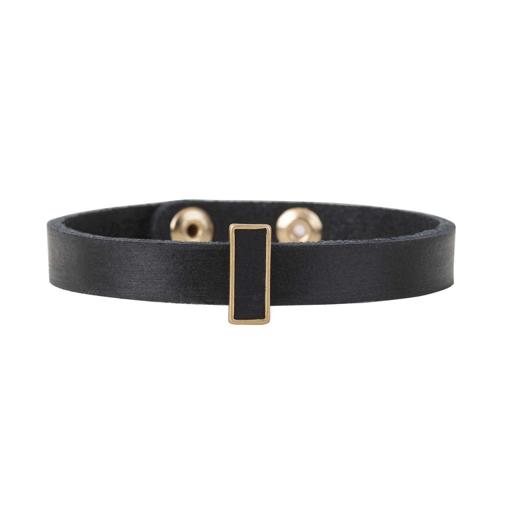 Simplicity is Rare Leather Skinny Cuff