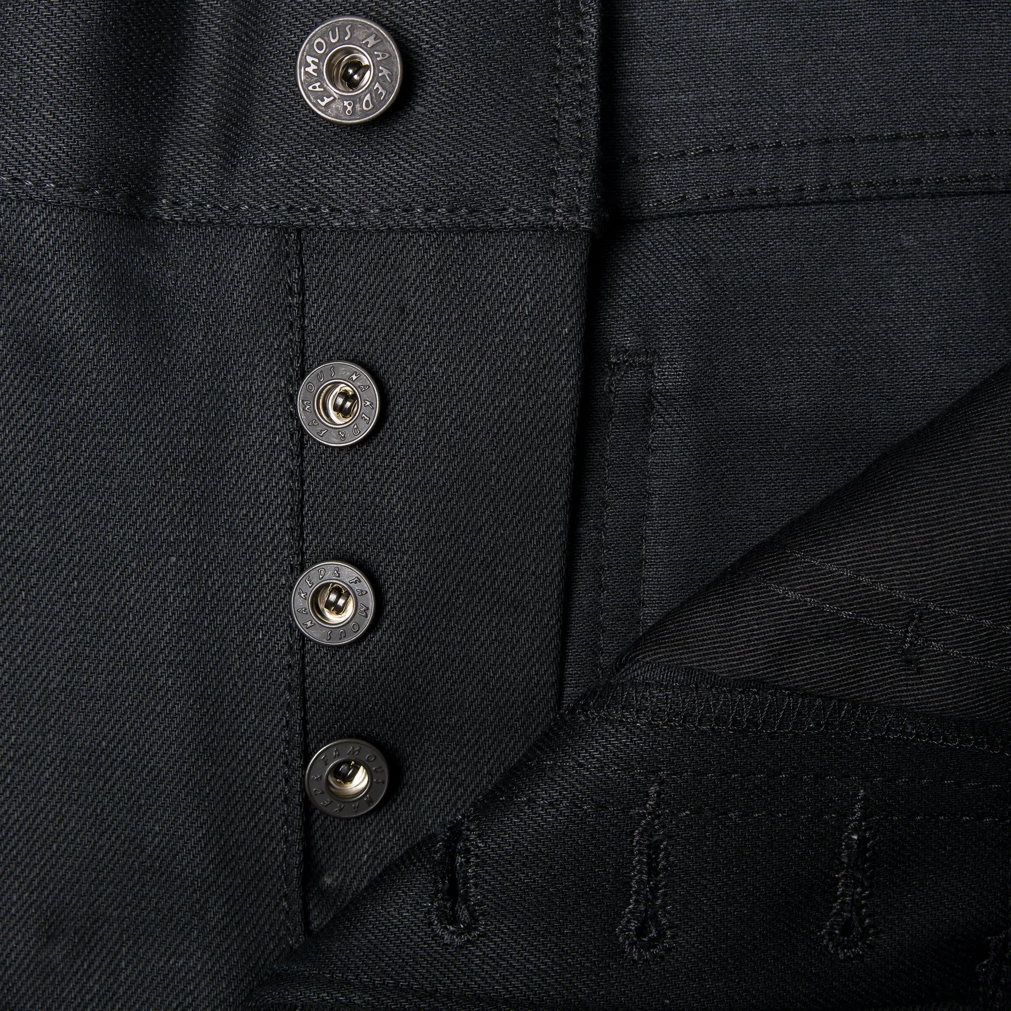 Super Guy - Black Cobra Stretch Selvedge