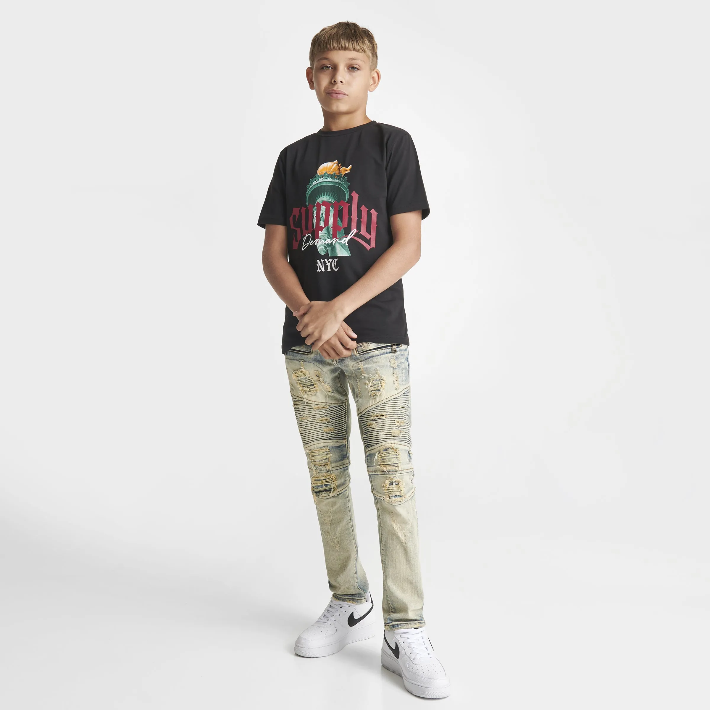 Supply & Demand Junior Boys' Torch T-shirt / Black