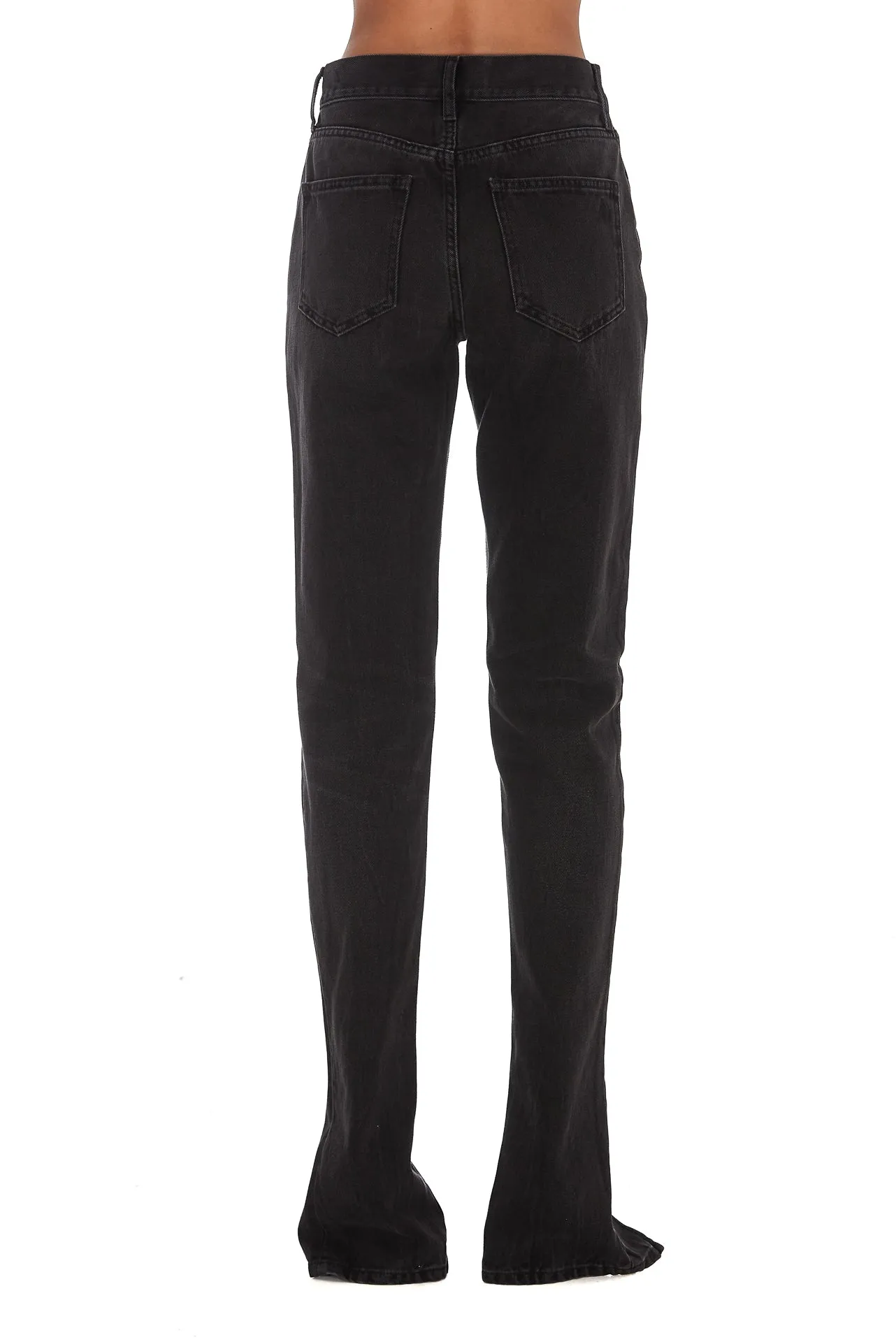 The Attico Slit Hem Slim-Fit Jeans
