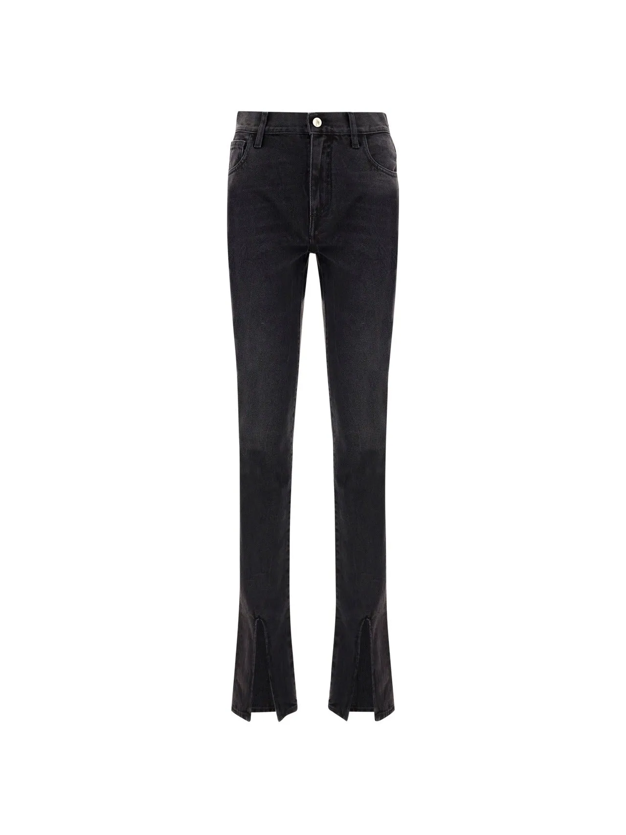 The Attico Slit Hem Slim-Fit Jeans