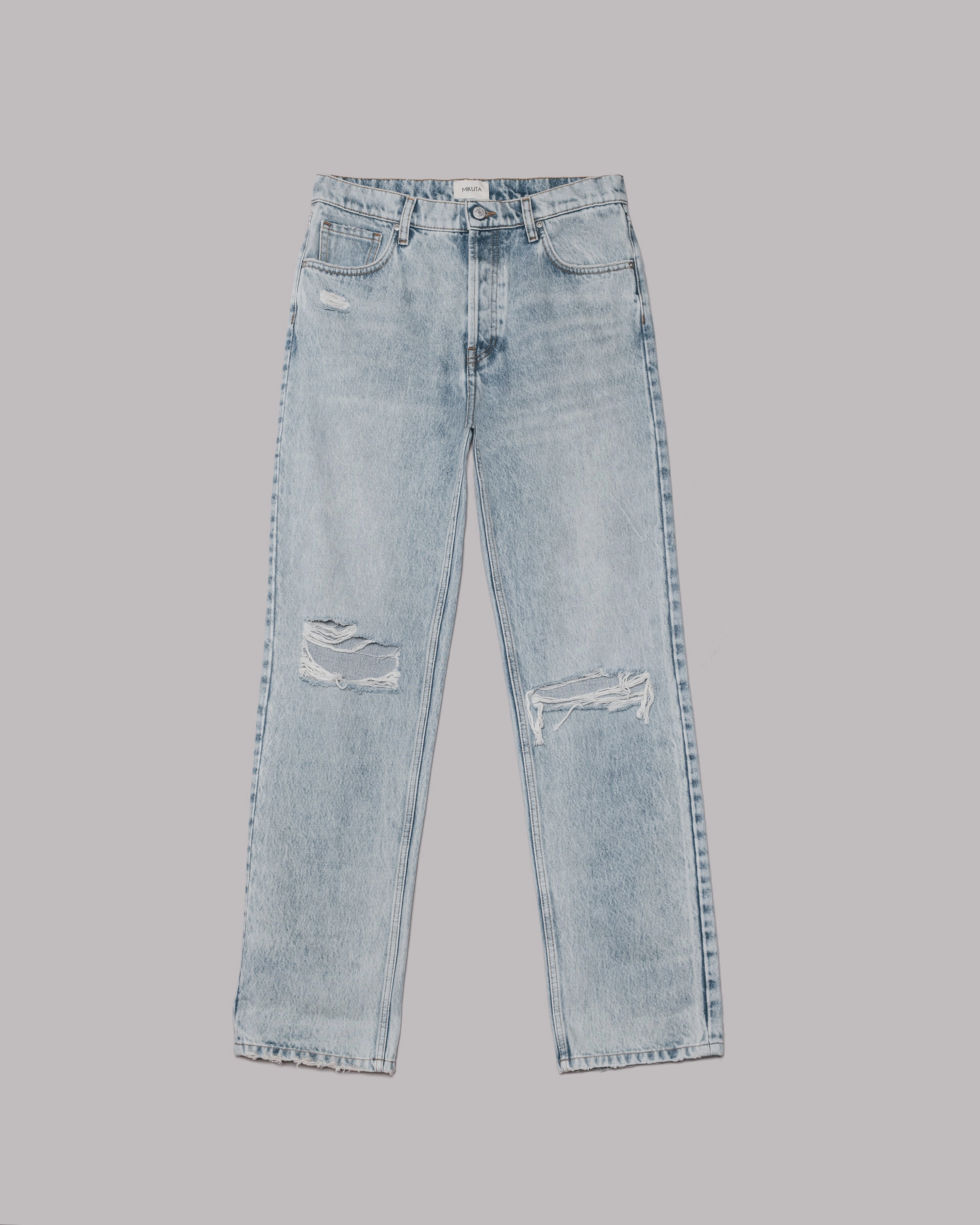 The Blue Ripped Relaxed Jeans