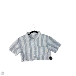 Top Short Sleeve By Cmc In Blue, Size: Xs