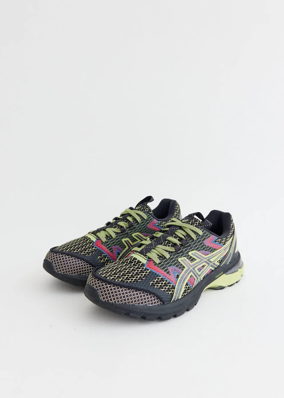 US4-S Gel-Terrain 'Black Neon Lime' Sneakers