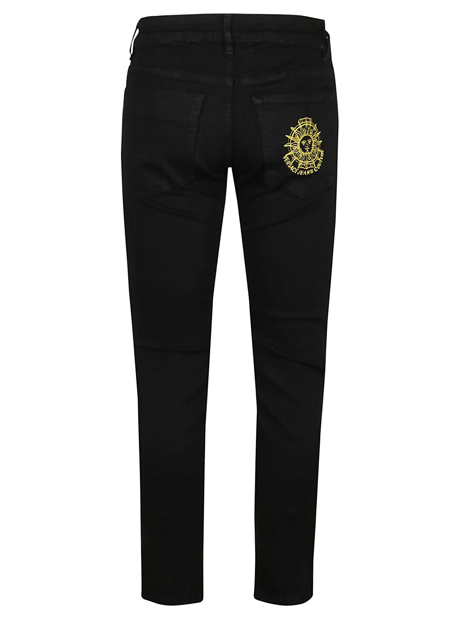 Versace Jeans Couture Logo Patch Slim-Fit Jeans