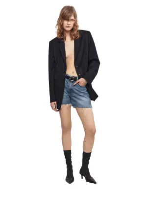 Vintage Relaxed Short Raw Fray - Libra