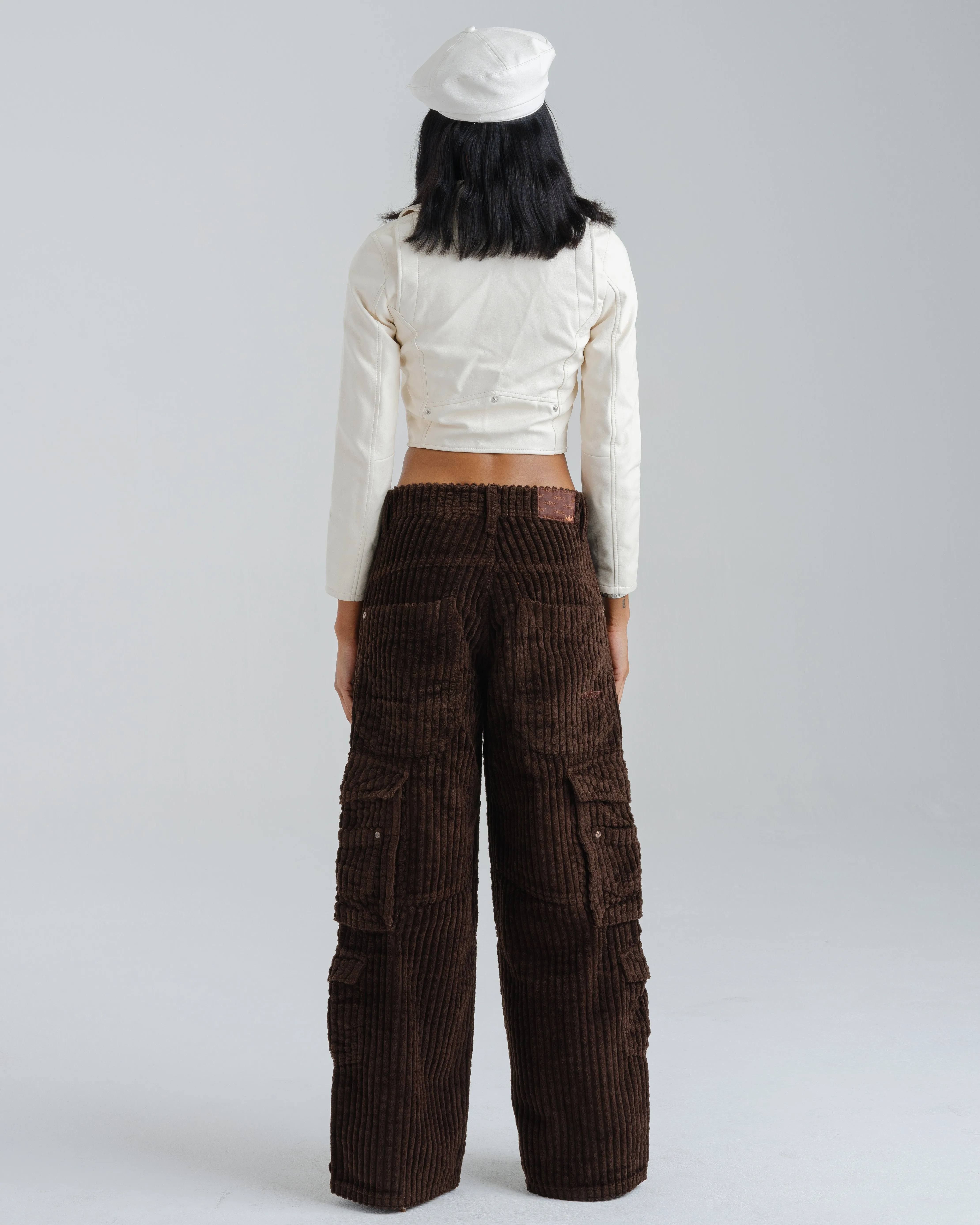 W Quad Cargo. 23. 2 Wale Corduroy. Java Brown.