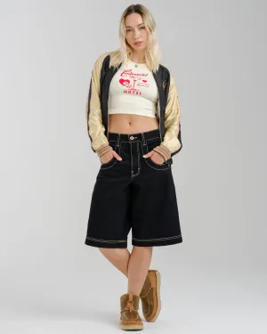 W101 Twin Cannon Shorts. 14. Black/Gold J.