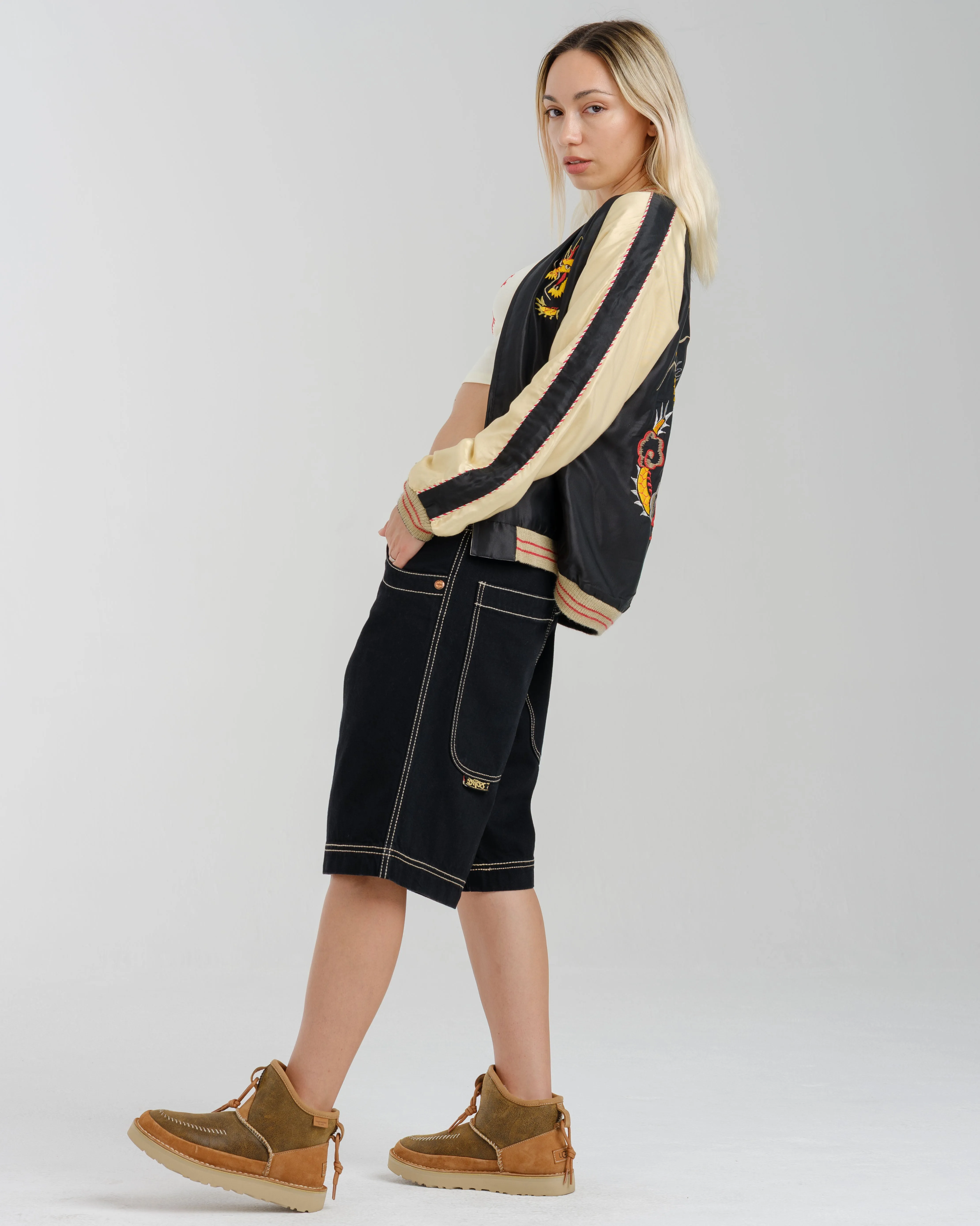W101 Twin Cannon Shorts. 14. Black/Gold J.