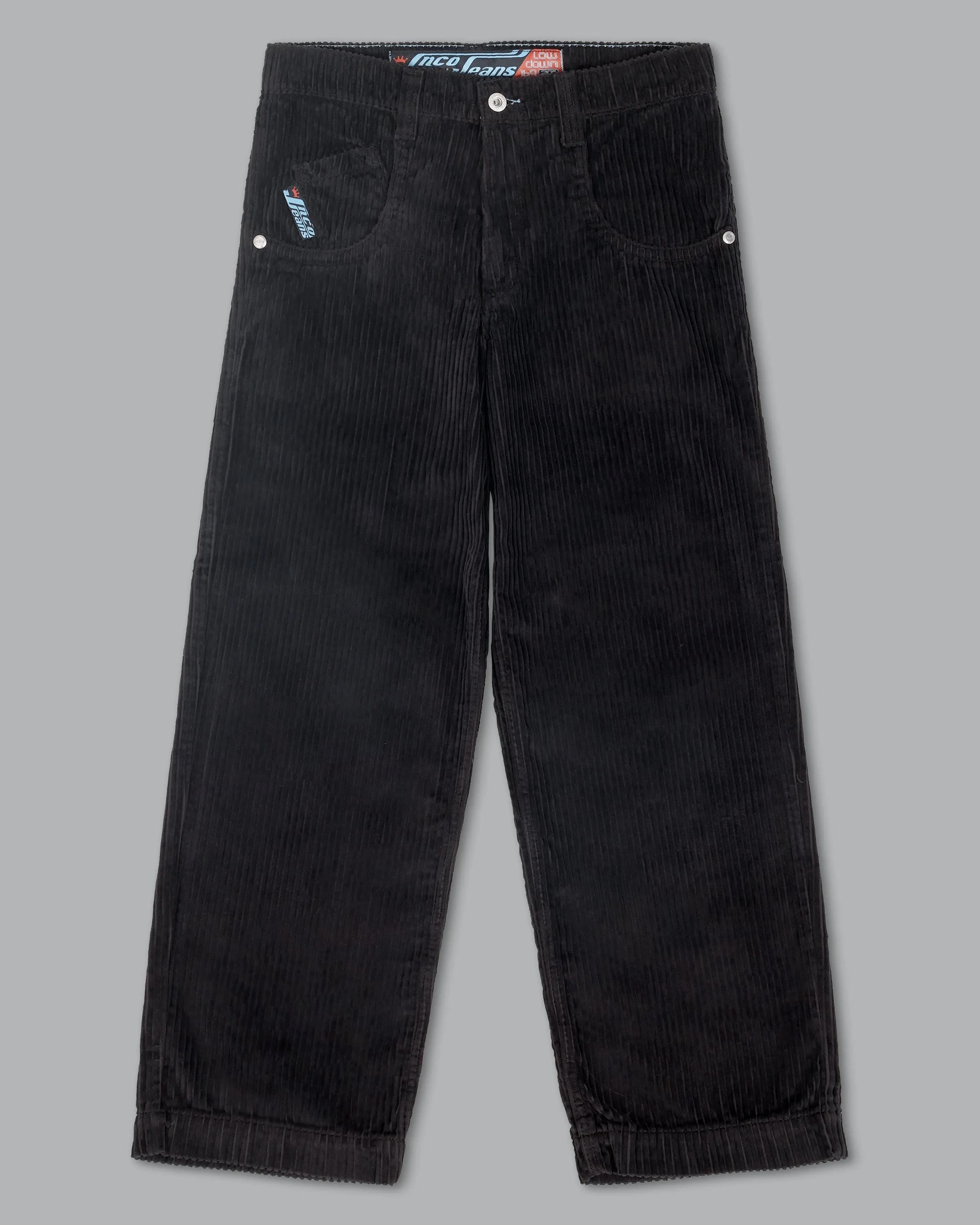 W169 Low Down. 20. 4 Wale Corduroy. Black.