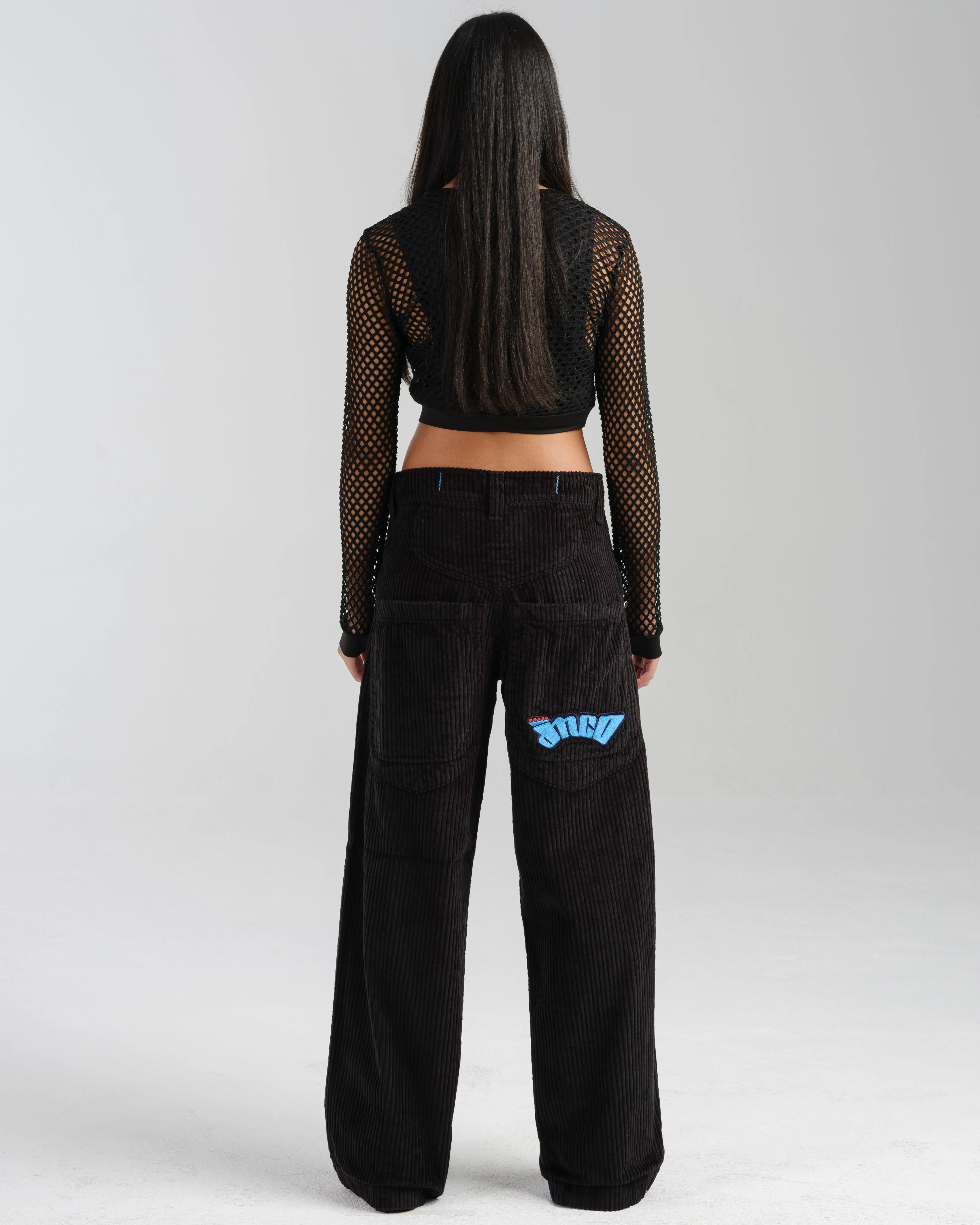 W169 Low Down. 20. 4 Wale Corduroy. Black.