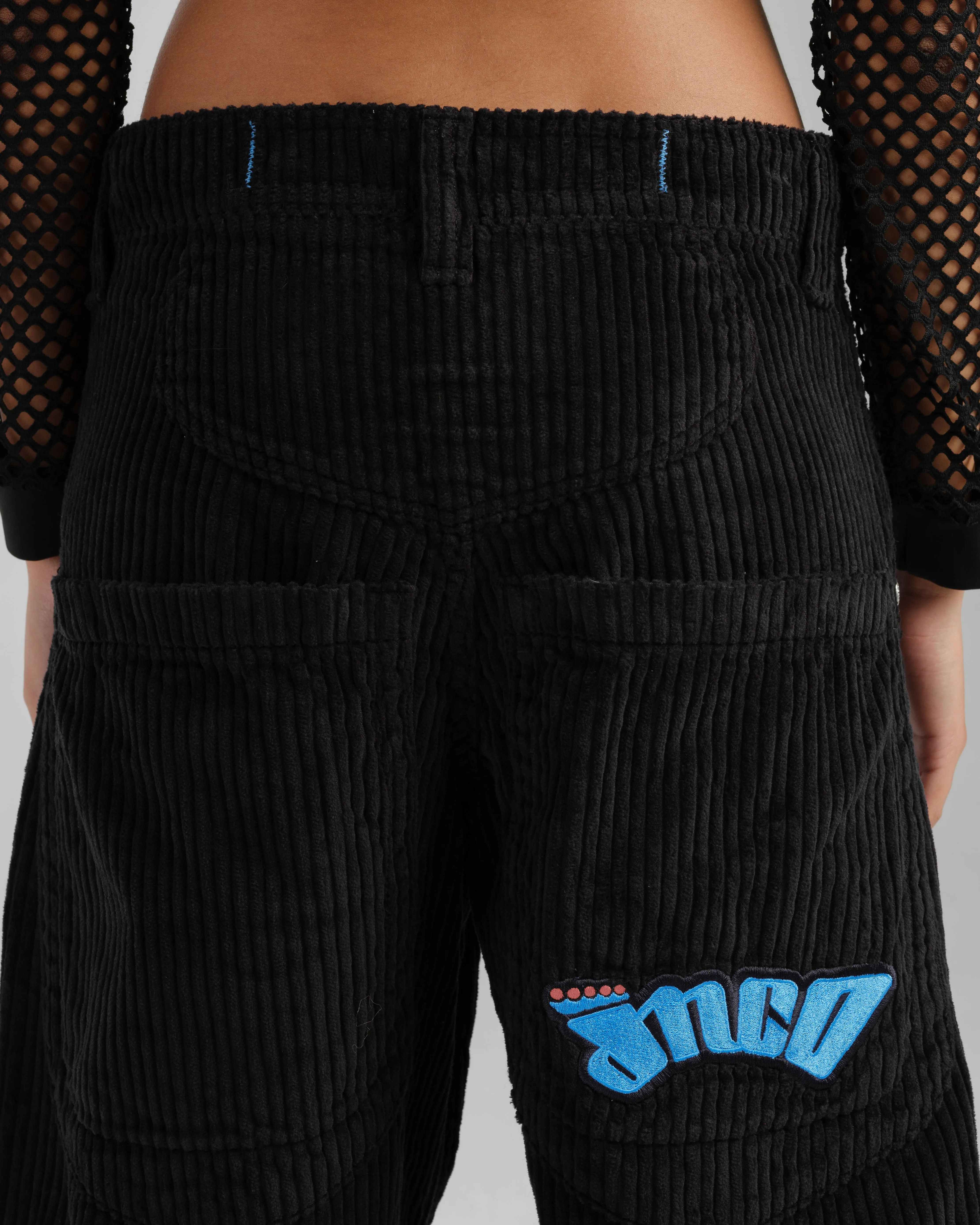 W169 Low Down. 20. 4 Wale Corduroy. Black.