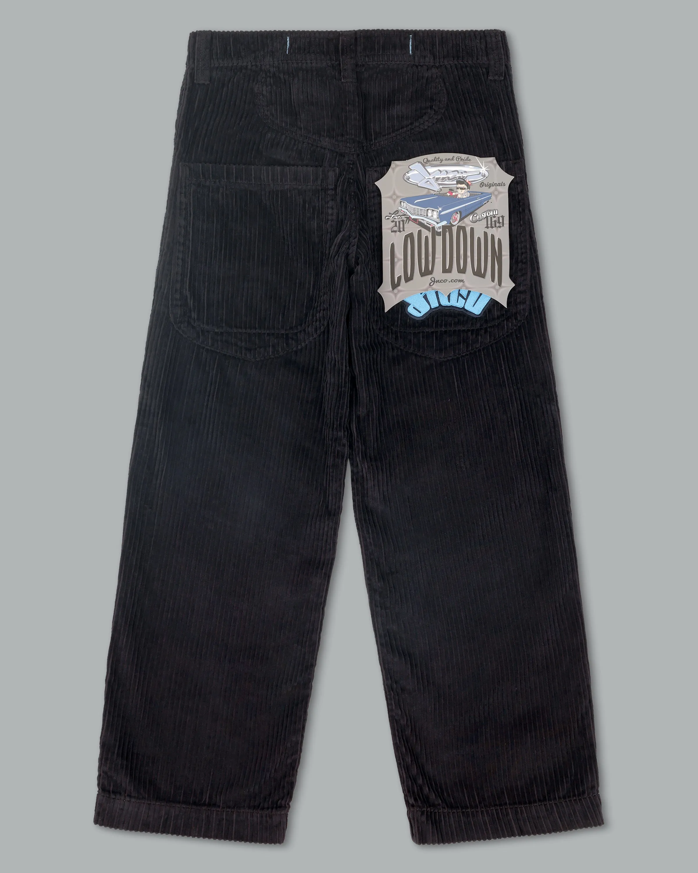 W169 Low Down. 20. 4 Wale Corduroy. Black.