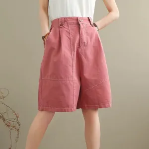 Women Summer Casual Minimalist Loose Shorts