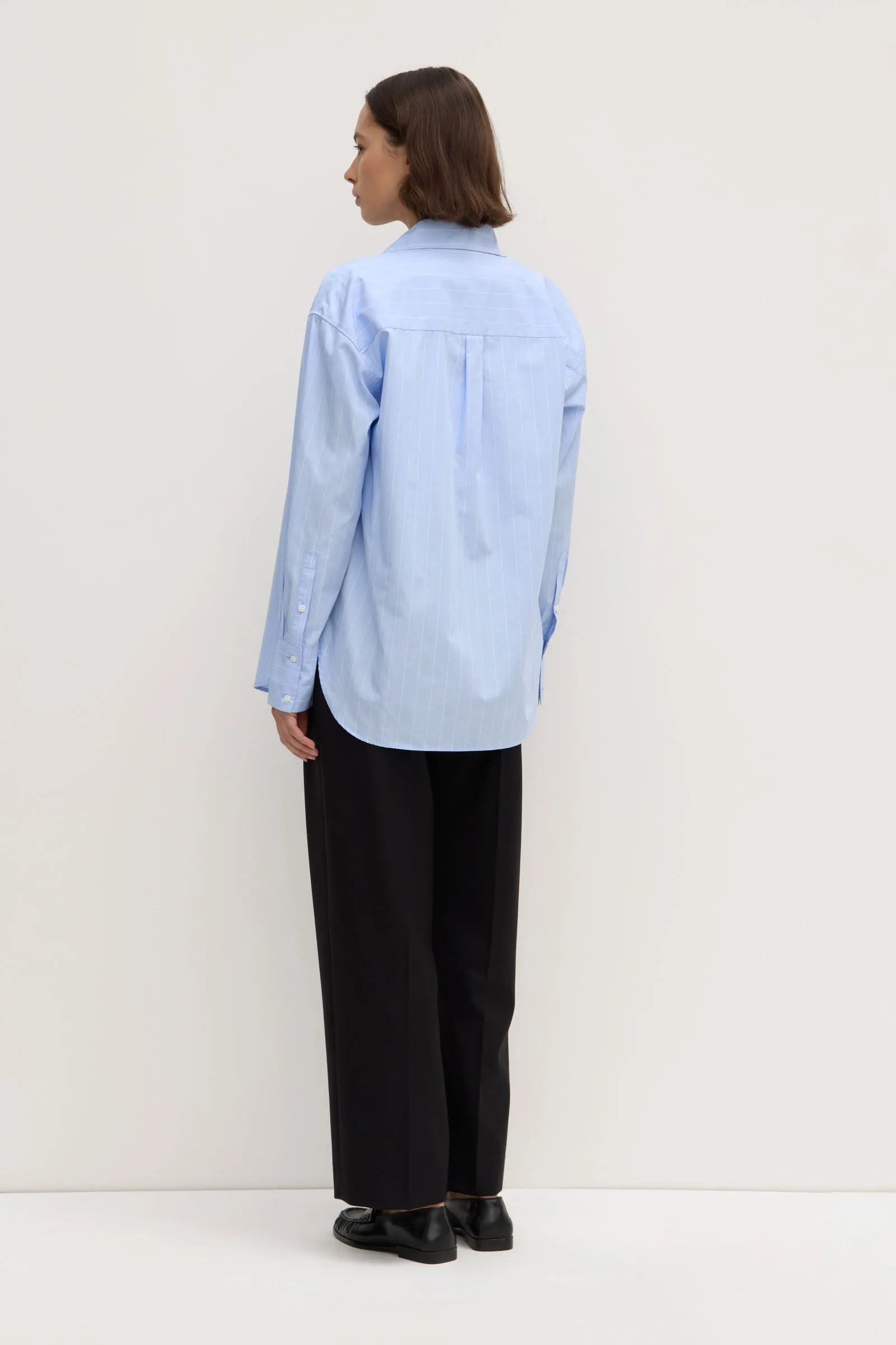 Womens Otis Poplin Stripe Shirt