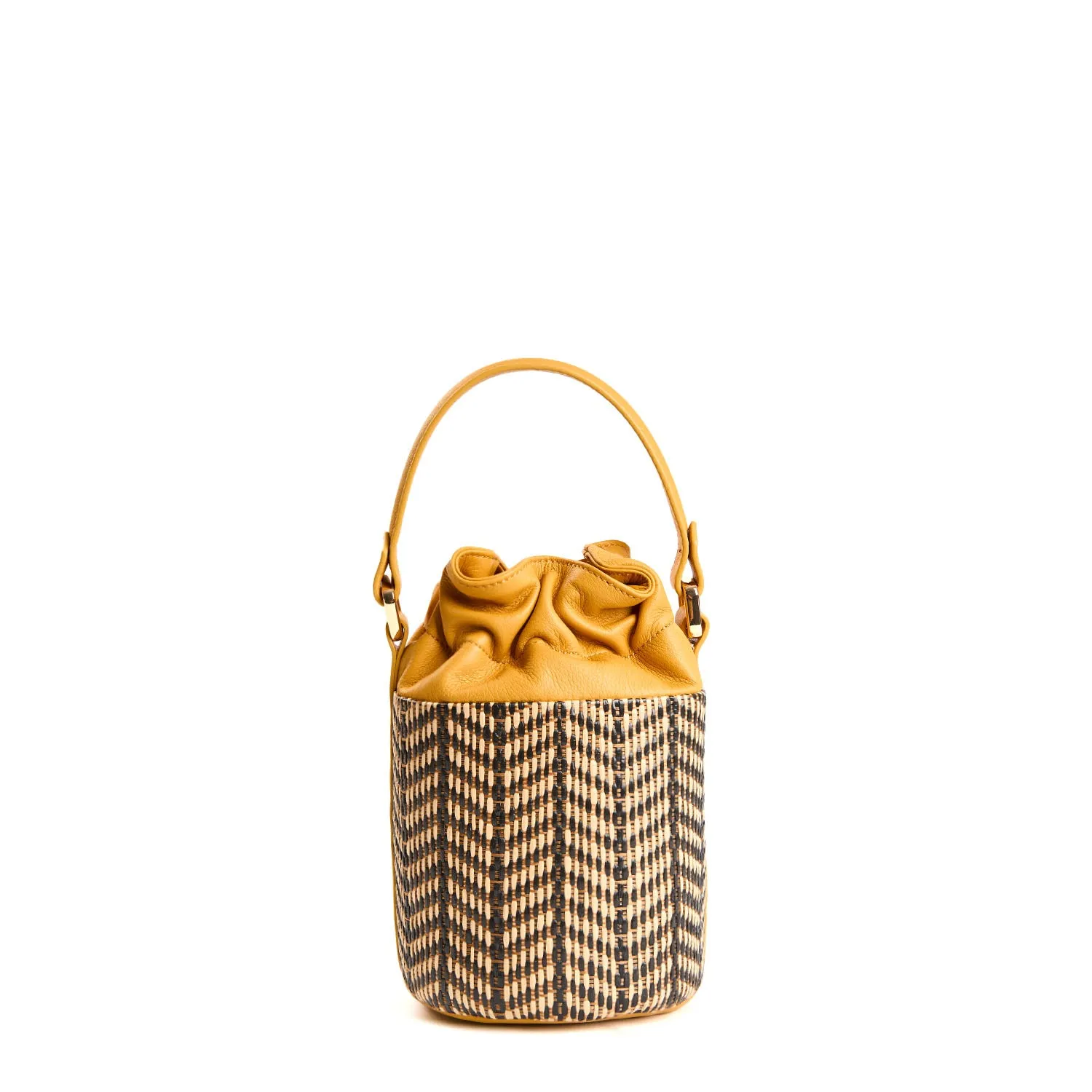 YELLOW BROWN MINI BUCKET