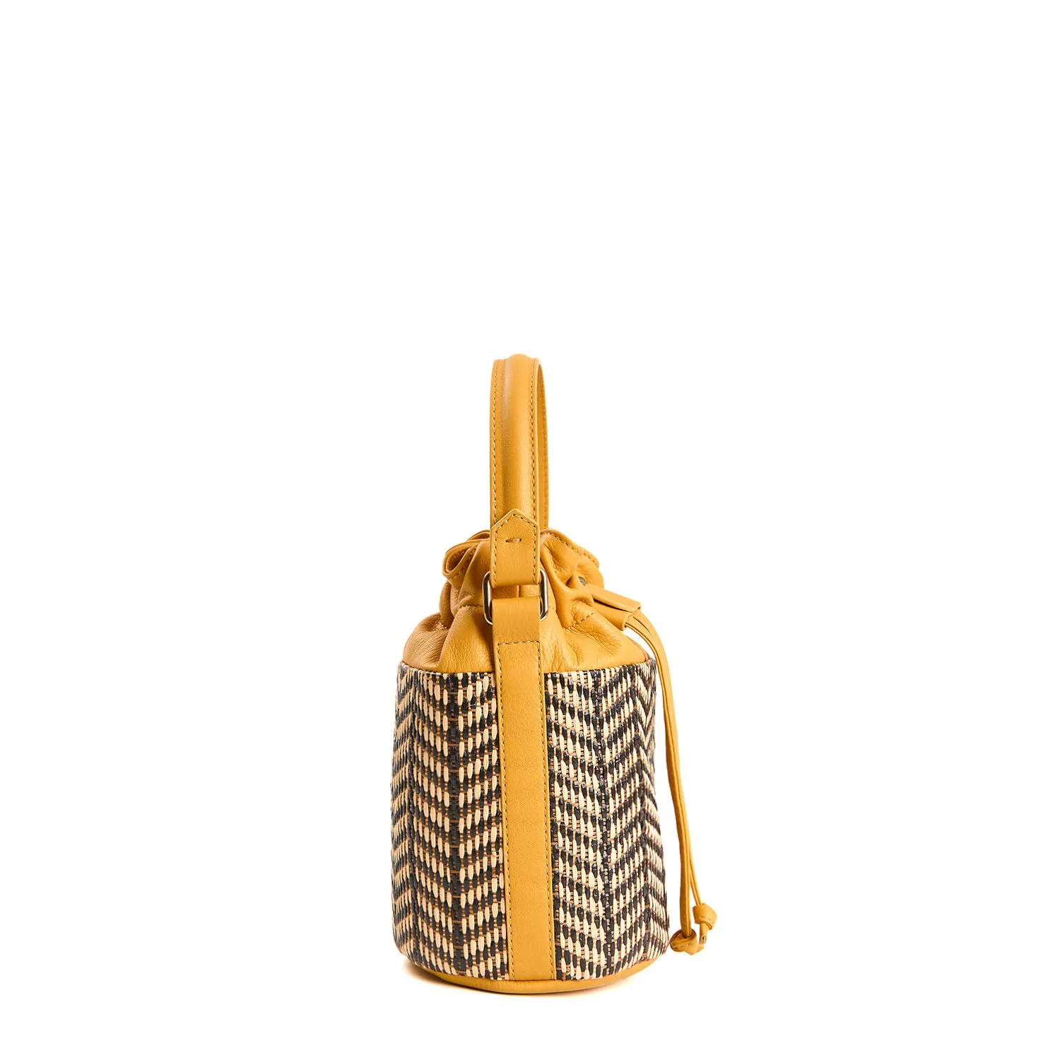 YELLOW BROWN MINI BUCKET